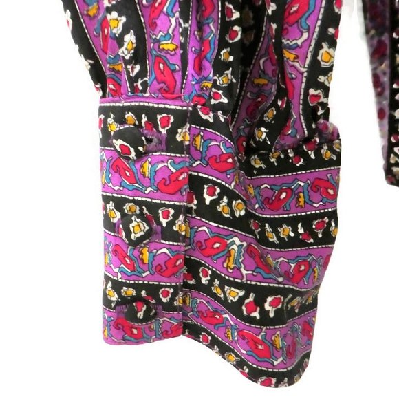 SiLK Lloyd Williams Limited Saks Blouse Pure Silk Secretary Neck Tie Bow M - Picture 6 of 8